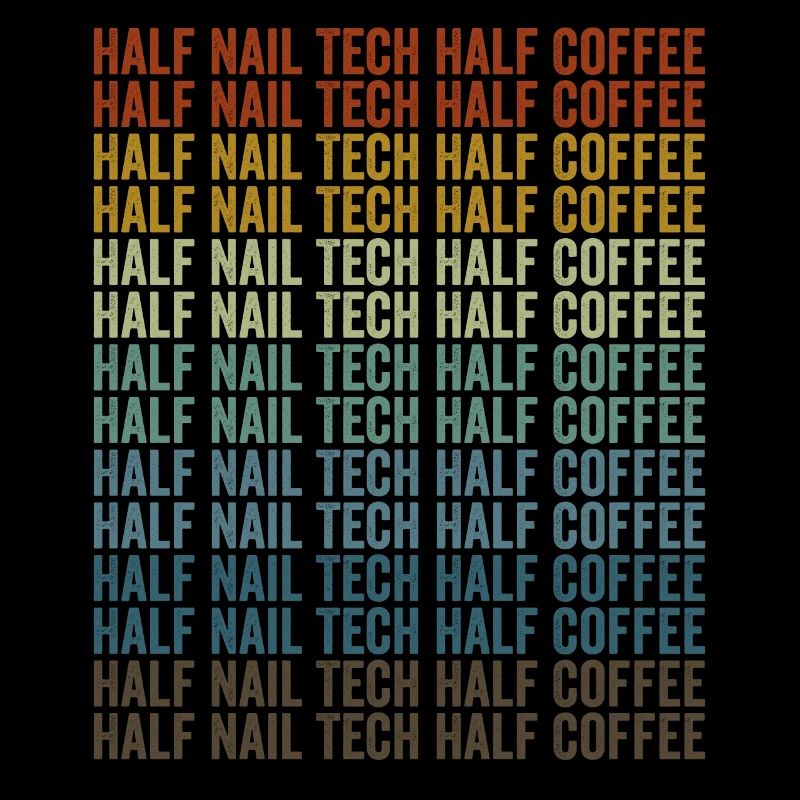 Halb Nageltechniker halb Kaffeenageltechnologe