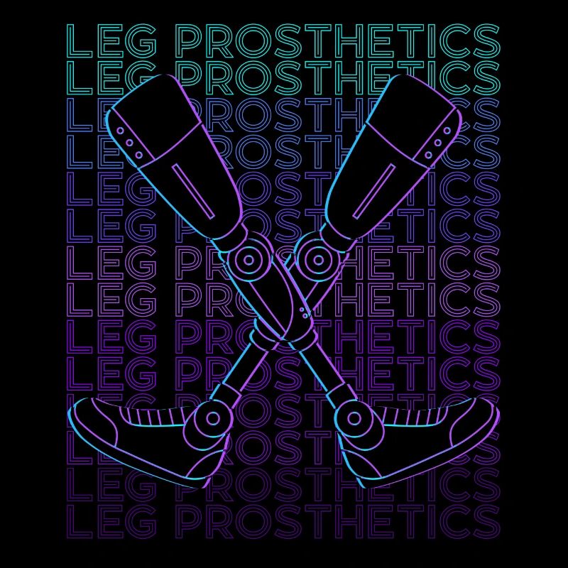 Leg Prostheses Amputee Amputation Retro