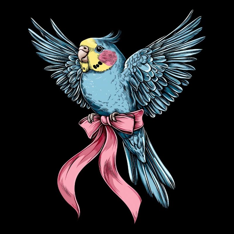 Coquette Bow Budgie Parakeet Parrot