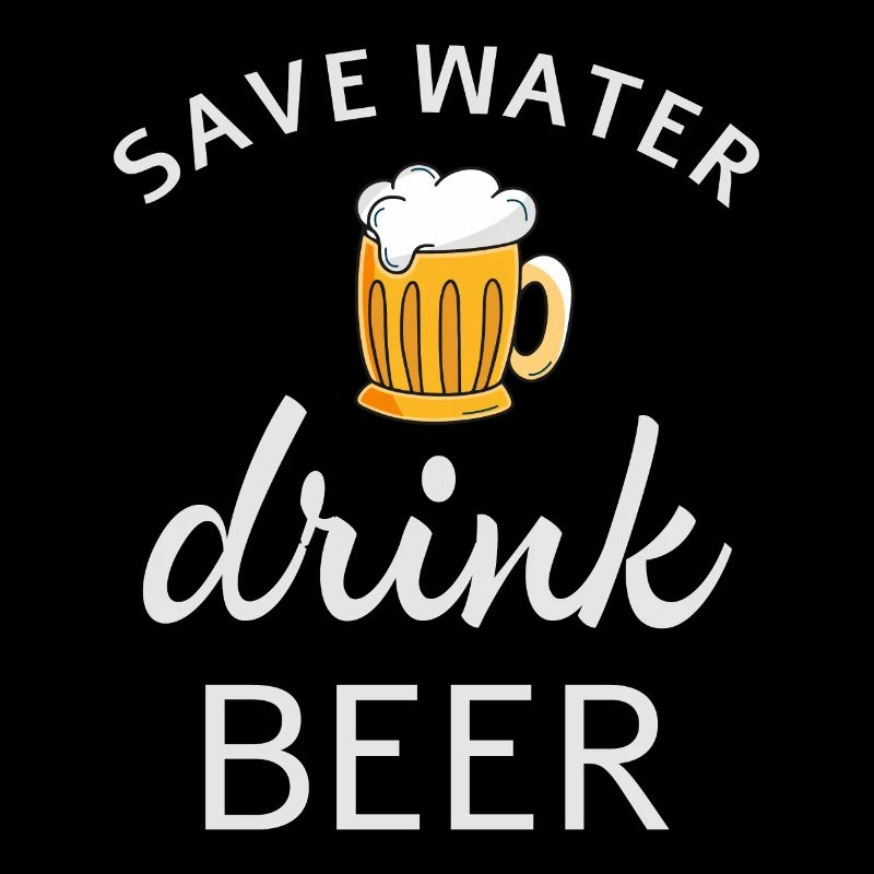 Spare Wasser Trink Bier