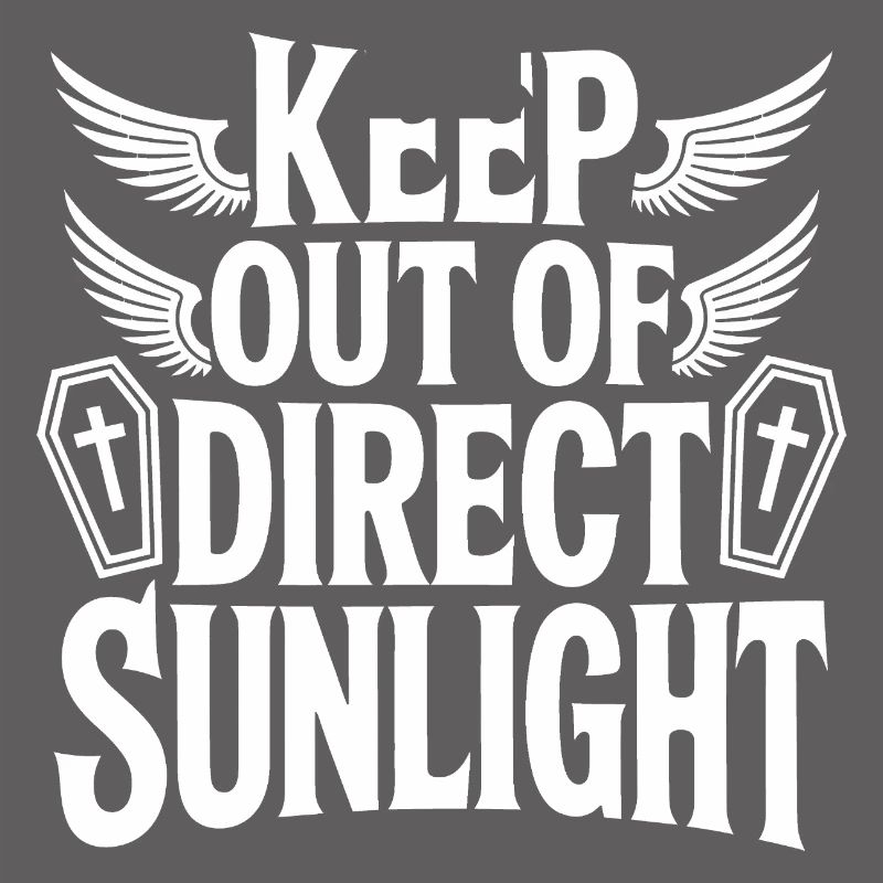 Tenir à l’abri de la lumière directe du soleil ! Vampire Goth Emo