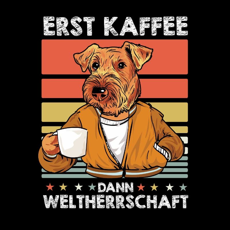 Airedale Terrier Kaffee
