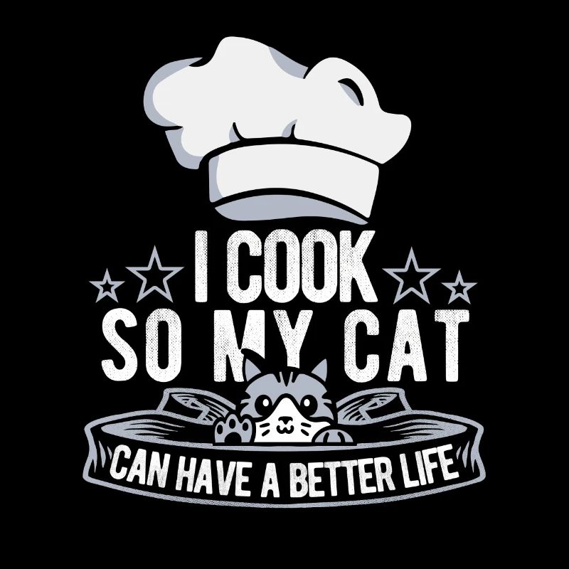 Koch Kochen Katze