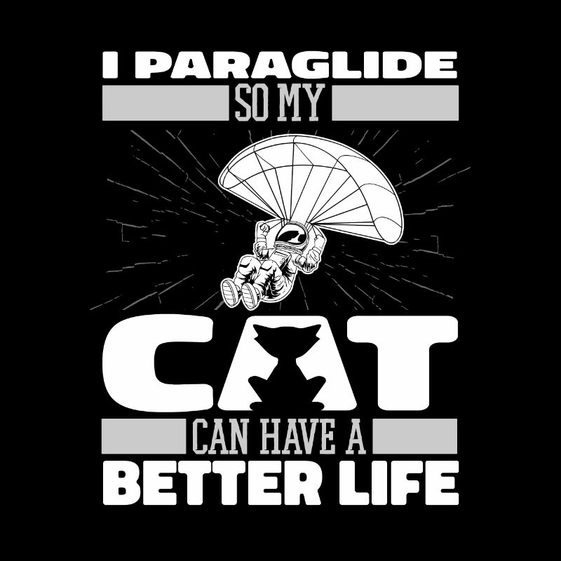 Paragleiter Paragleiten Katze