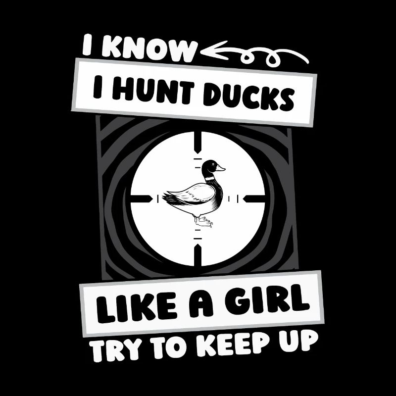 Ente Jagd Entenjagd Mädchen