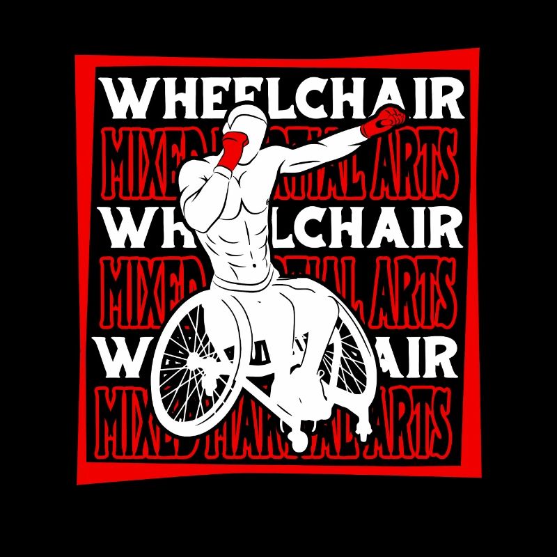 Fauteuil roulant d’arts martiaux mixtes