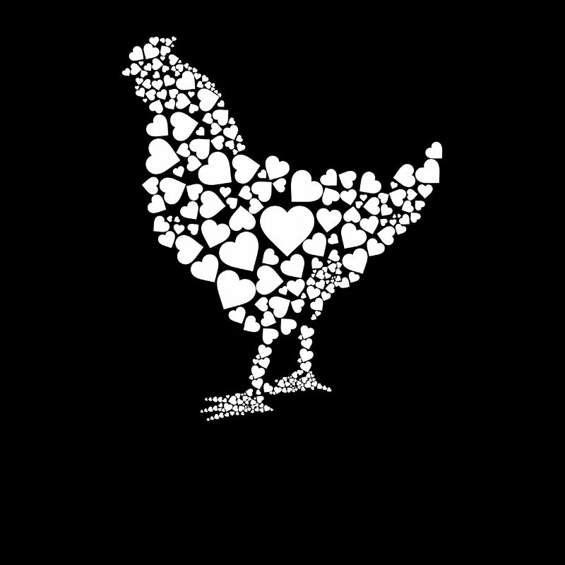 coeurs de poule de poulet