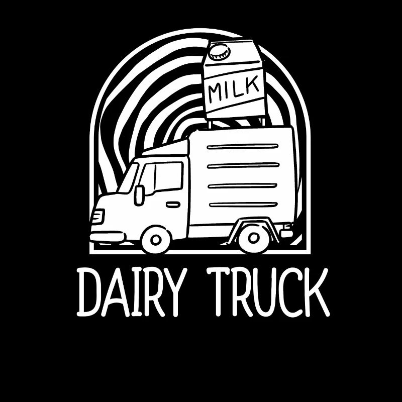 Wagon de lait de vache