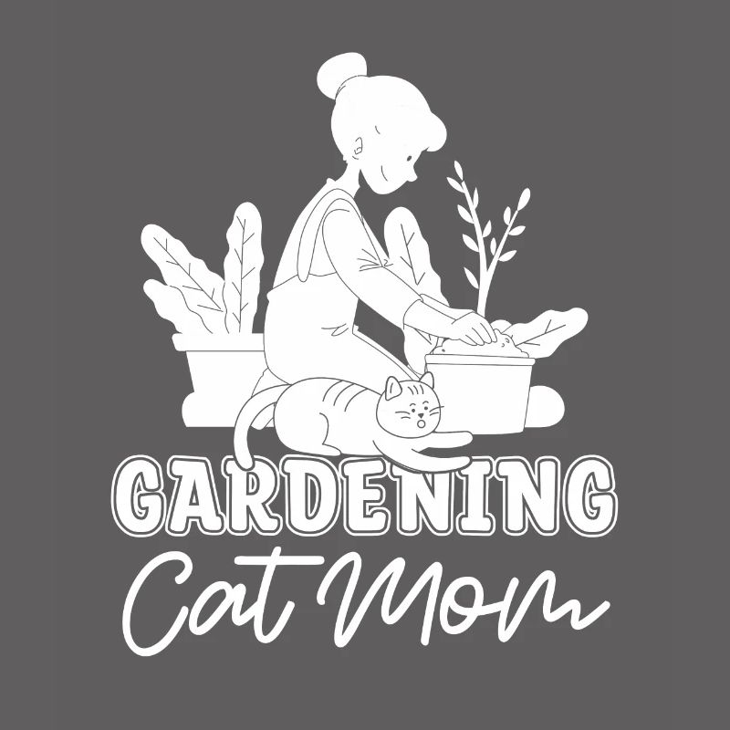 Hobbygärtner Garten Mutter Gartenkatze