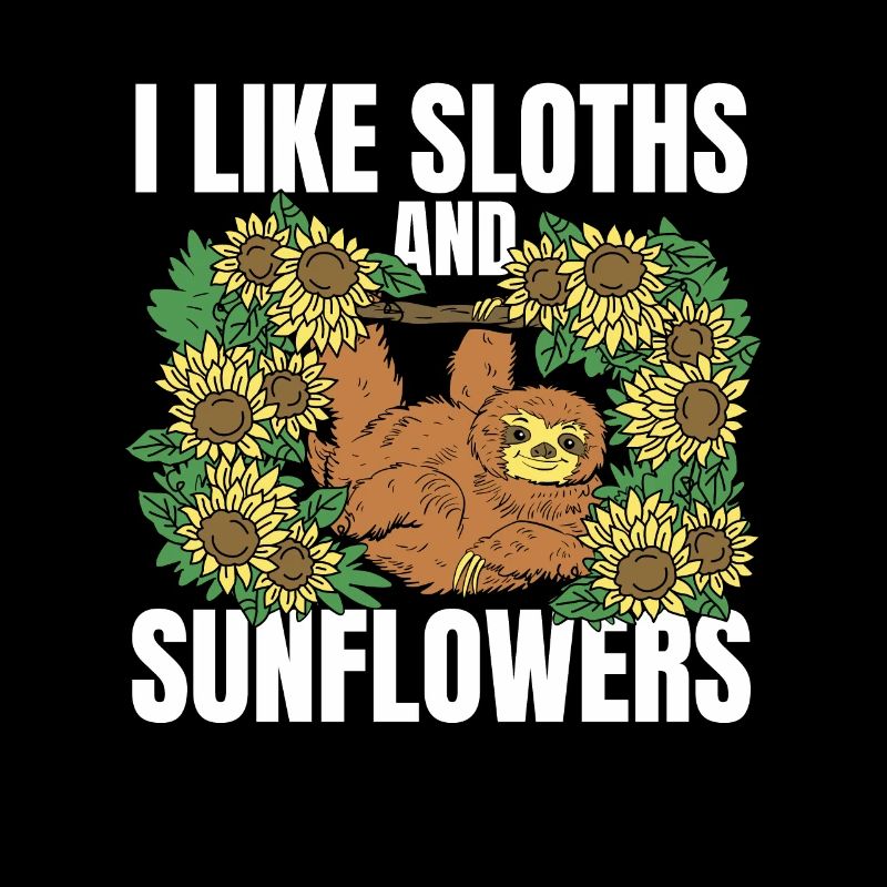 Sloth Flower Sloth Sunflower
