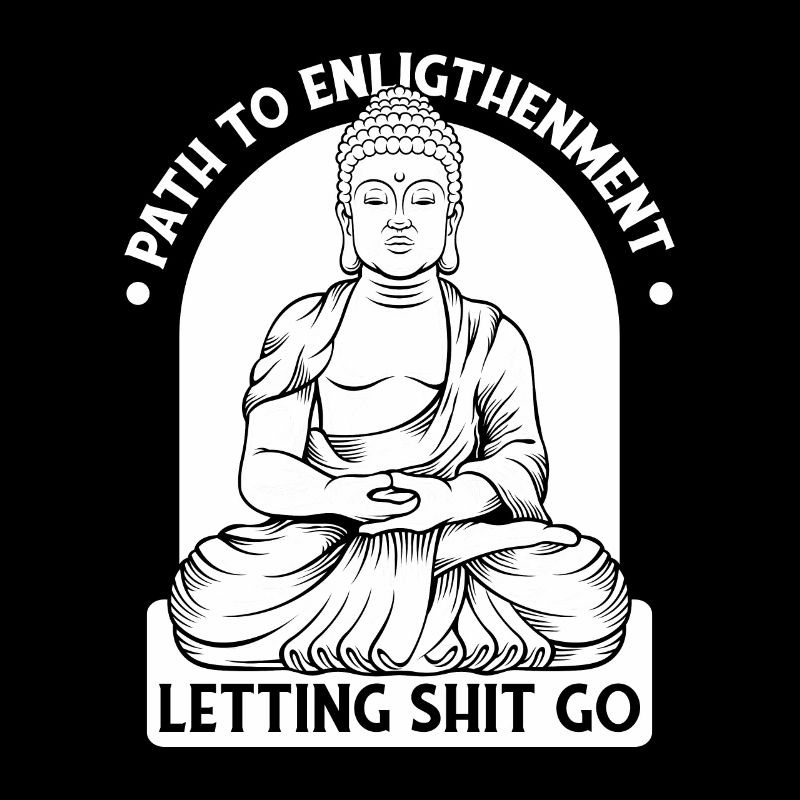 Bouddha bouddhiste Bouddha, lâchez la merde