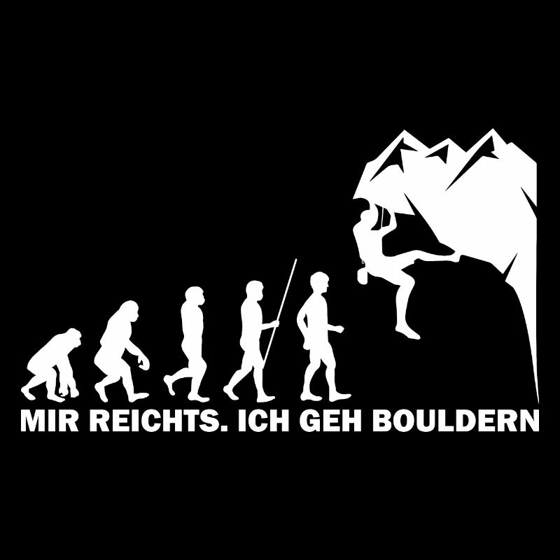 Mir reichts ich geh Bouldern