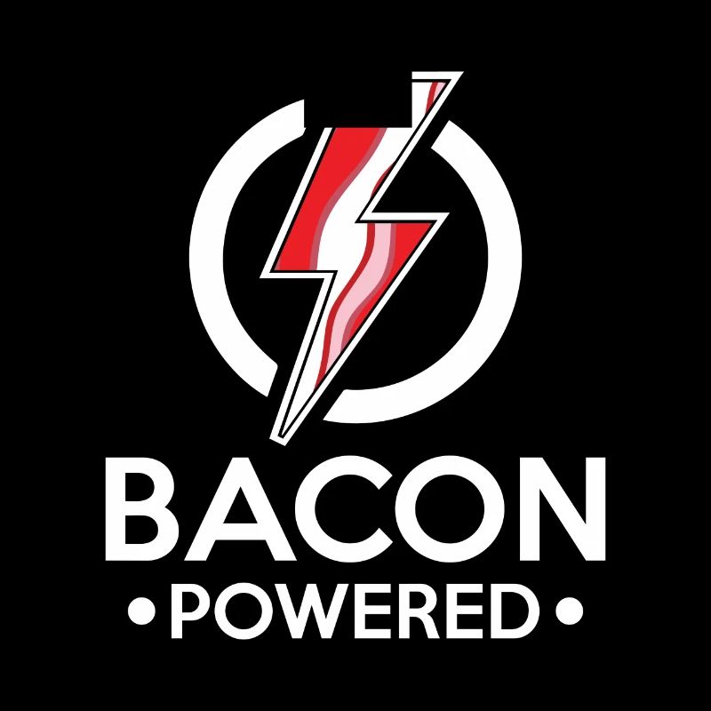 Bacon Powered - lightning taste morning