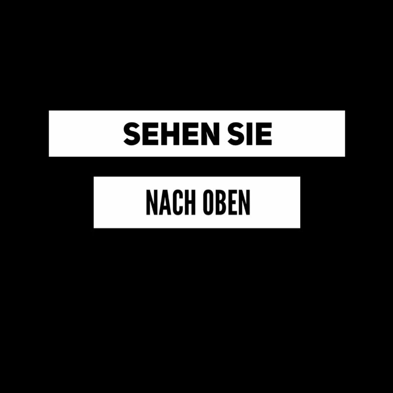 sehen sie nach oben