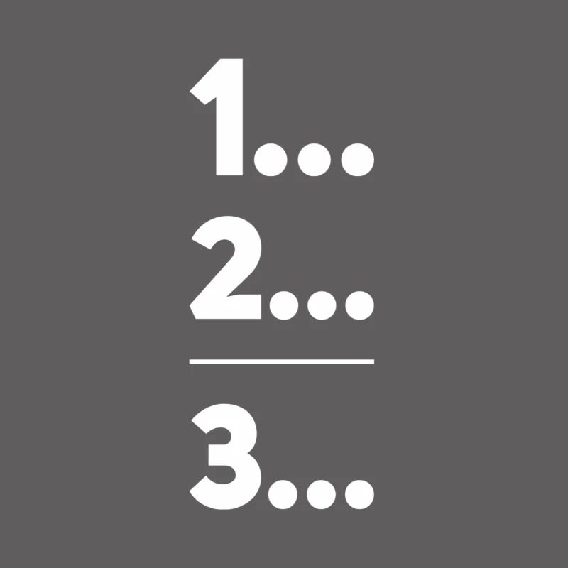 First, second, third