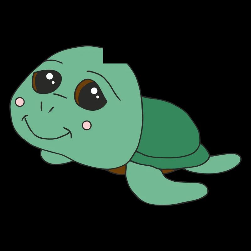 Kleine süße Schildkröte