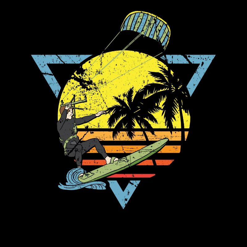 Kiteboarder Surf Kite und Kitesurfing Geschenk
