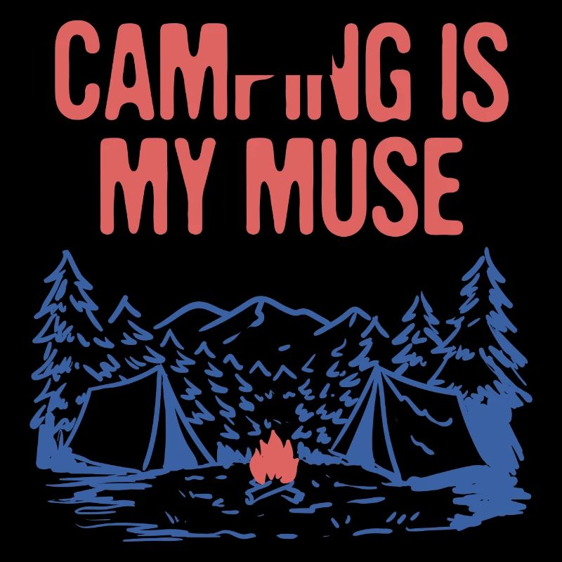 Le camping est mon passe-temps de camp de loisirs