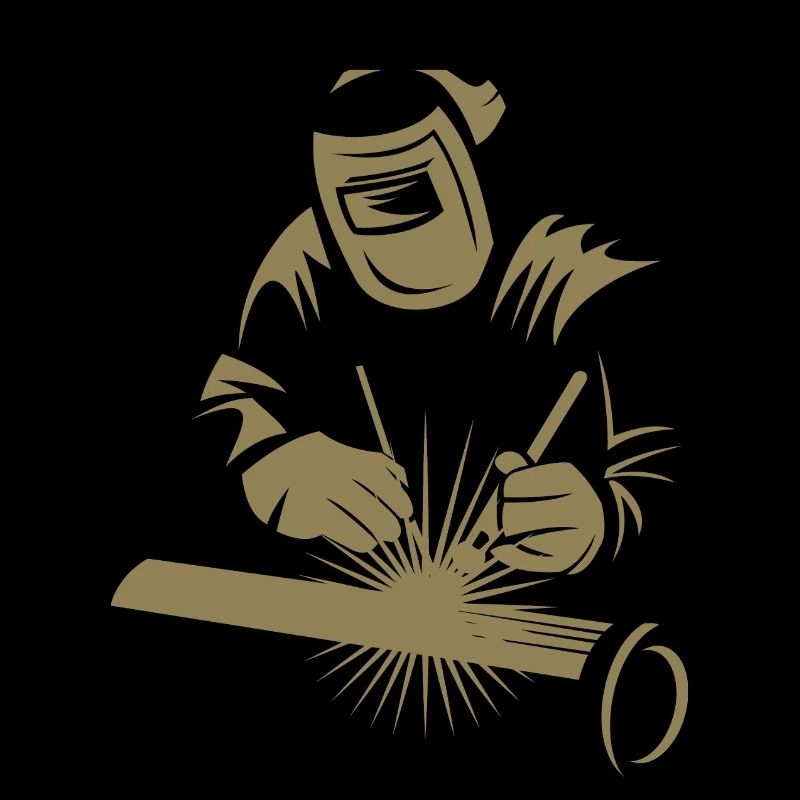 Industrie du soudage à l’arc Welder Silhouette