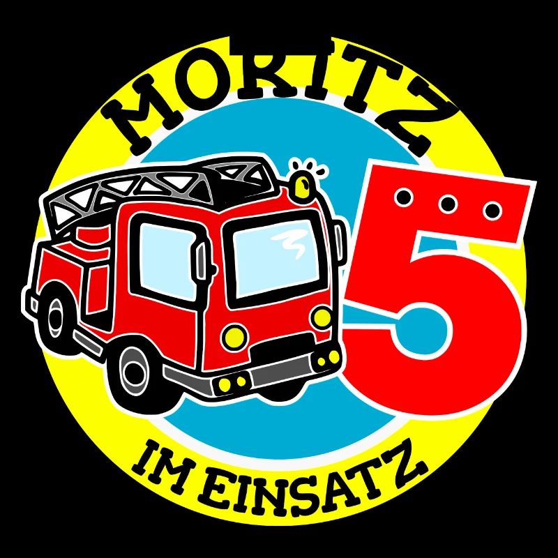 Name Moritz 5. Geburtstag Personalisiert