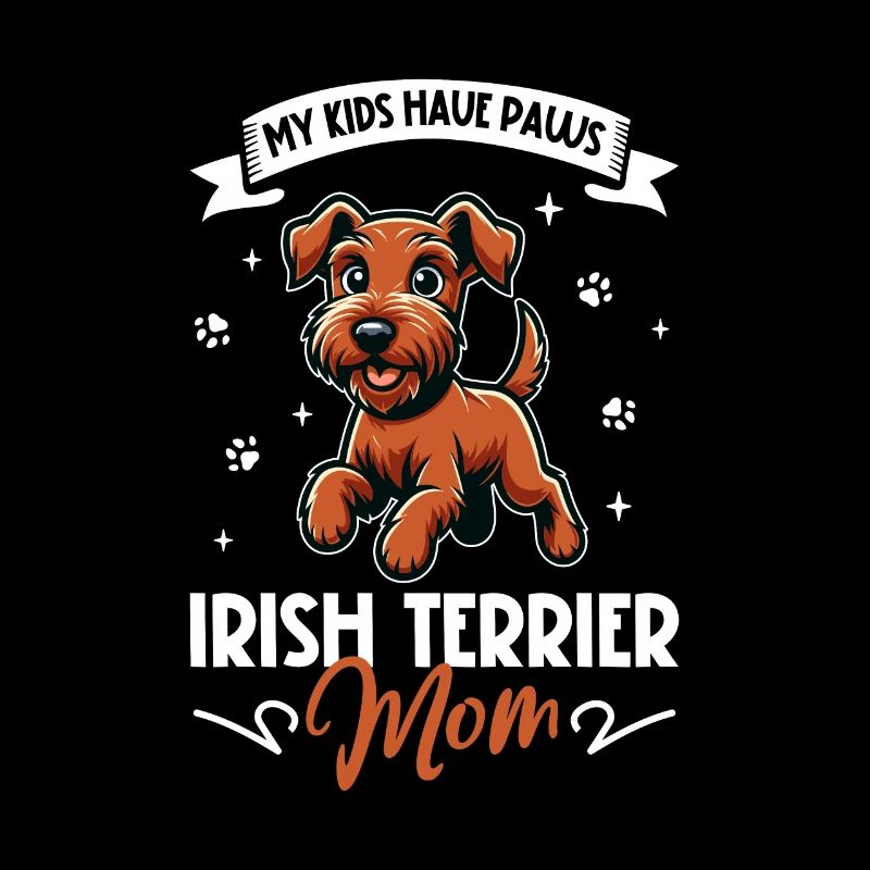 Irish Terrier Mom