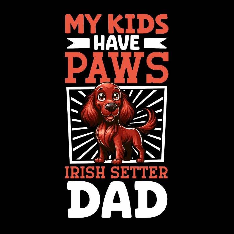Irish Red Setter Papa