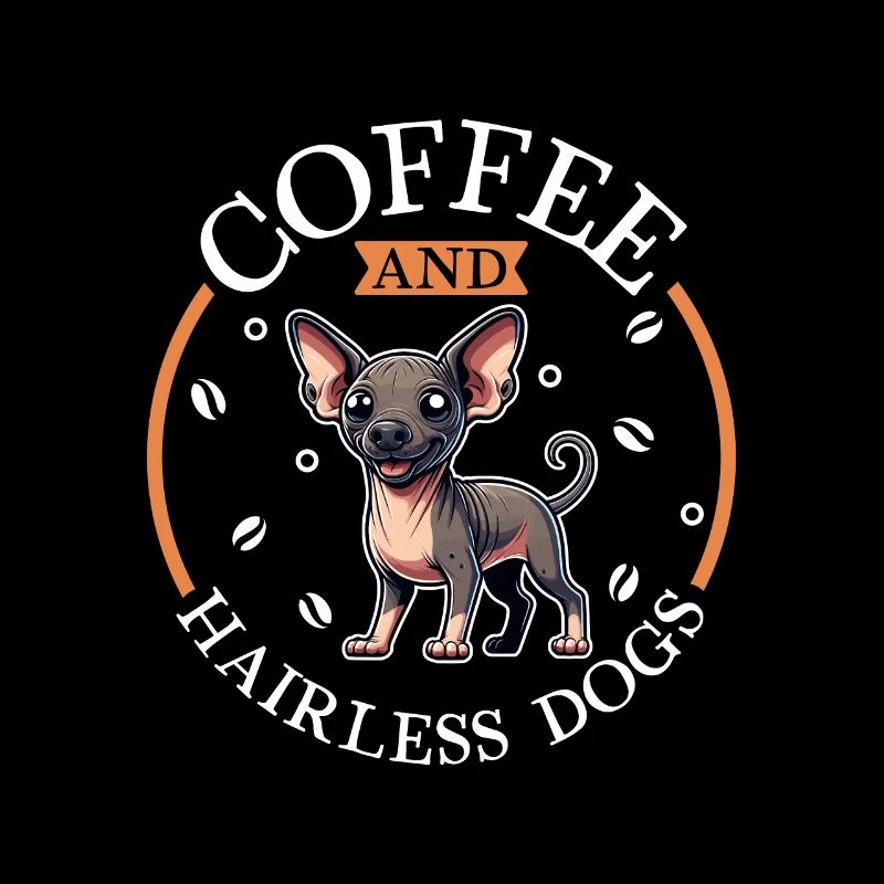 Café et chien sans poils