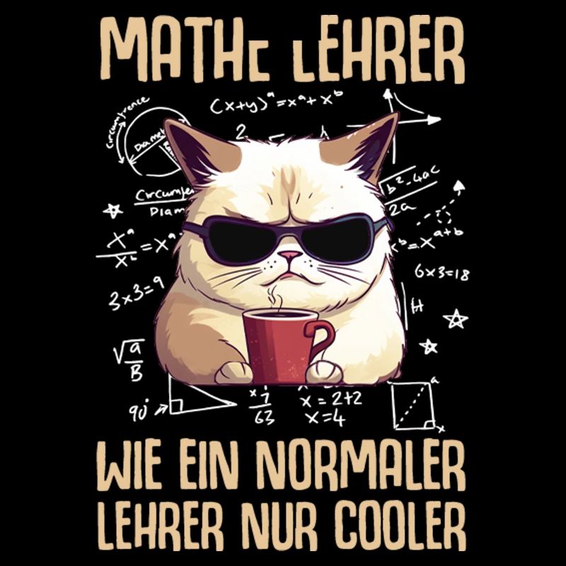 Professeur de mathématiques comme un professeur normal