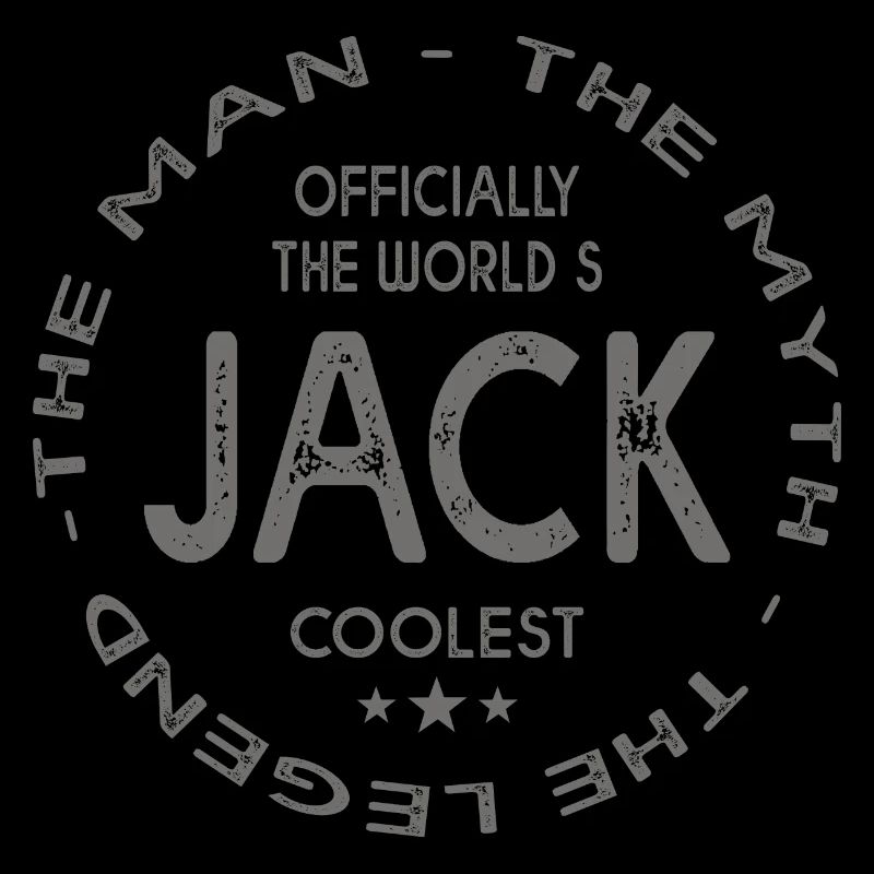 JACK personalisiertes Vorname Jack Geschenk
