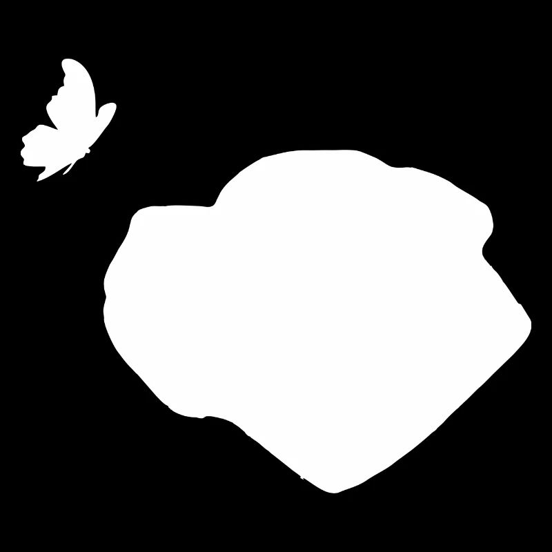 Bullmastiff mit Schmetterling