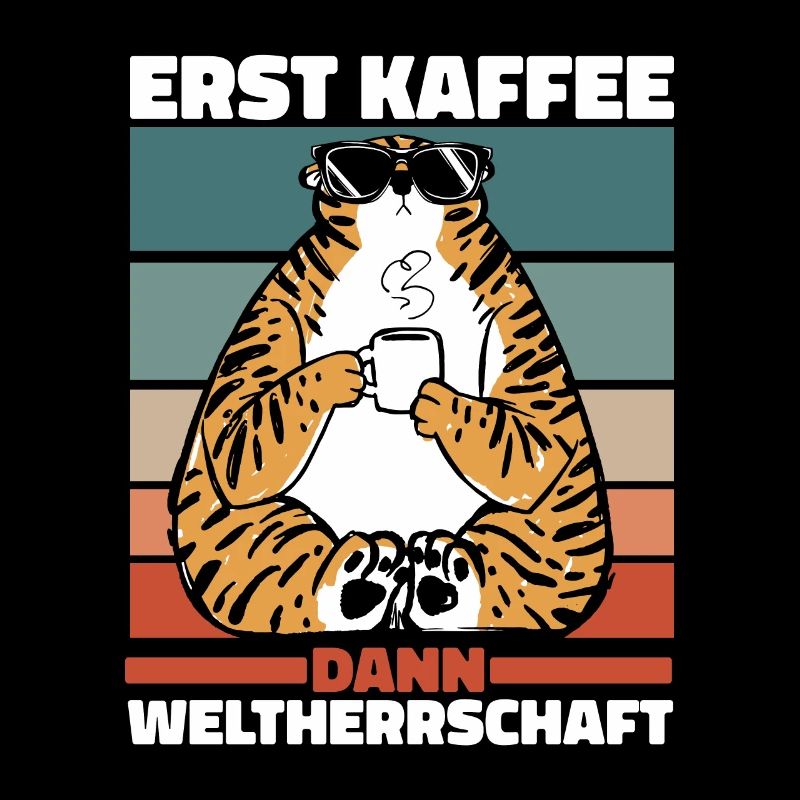 Tiger Kaffee Sonnenbrille