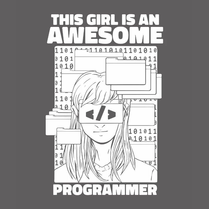 Developer Coder Programmer Girl