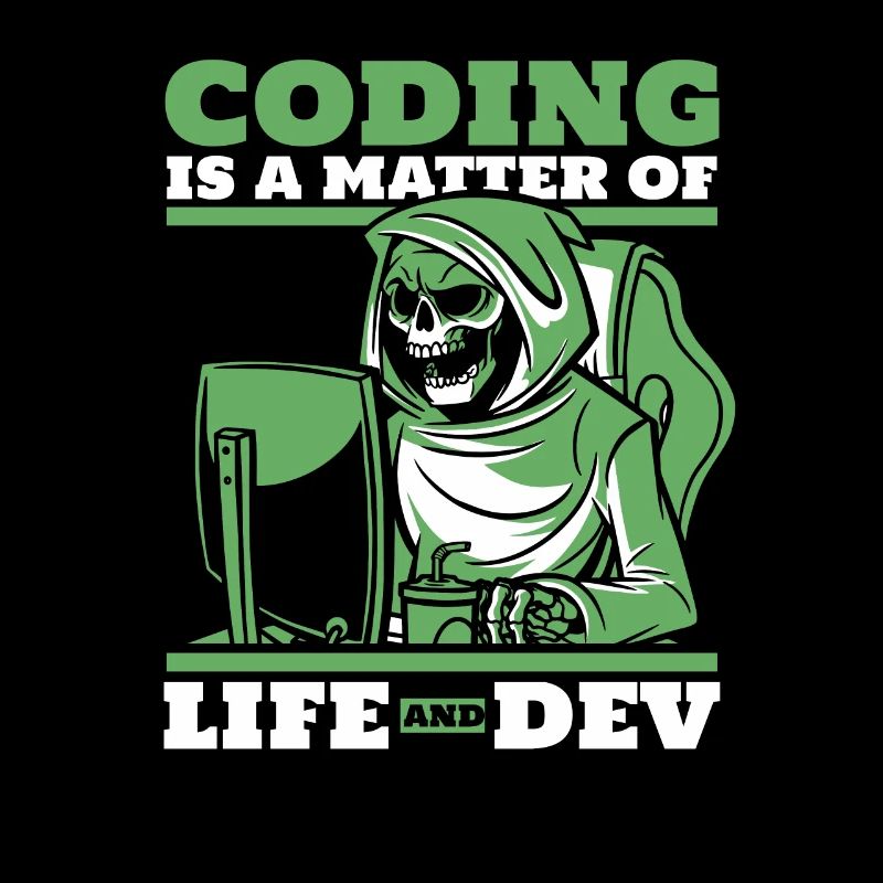 Développeur Coder Programmeur Squelette