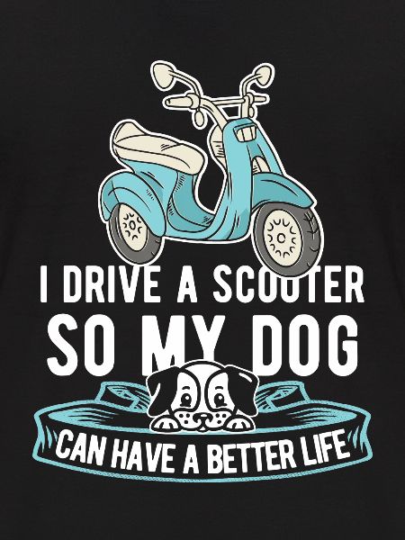 Motorroller Hund