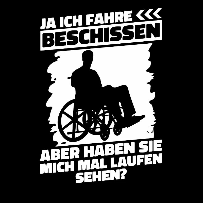 Rollstuhl Rollstuhlfahrer Lustig