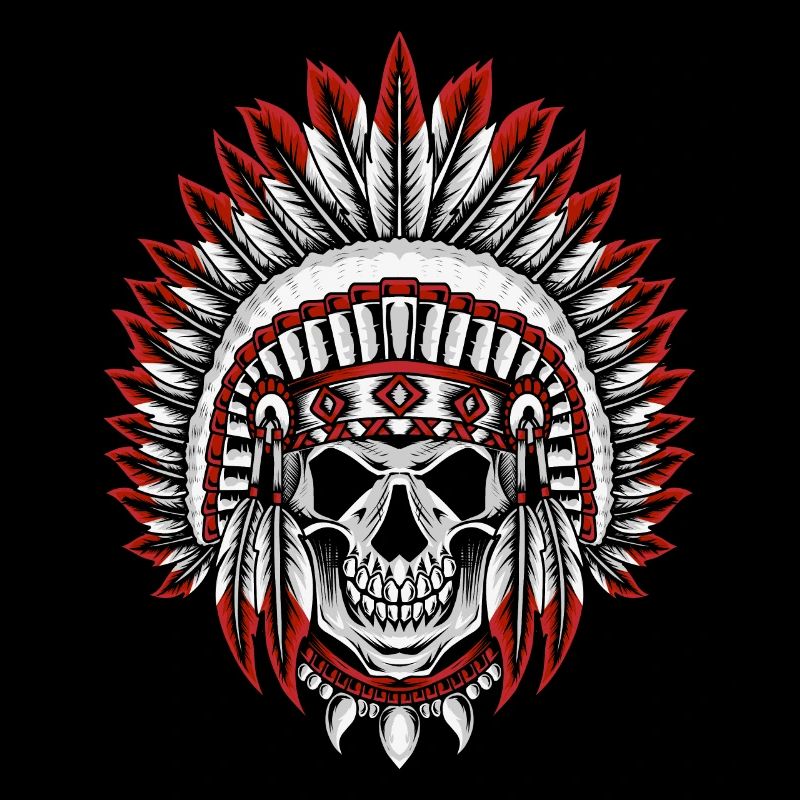 Indigenous skull