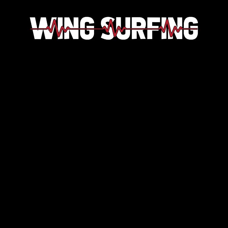 Wing Surf Wing Foil Ekg Heartbeat