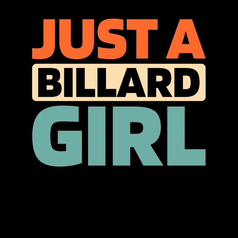 Billard, juste une fille de billard