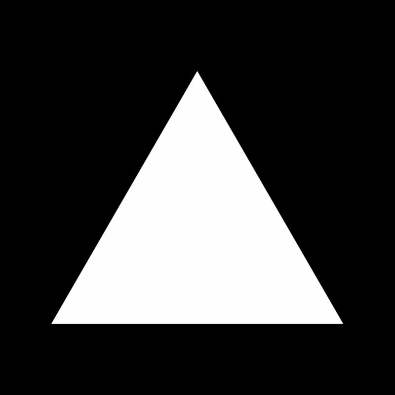 Triangle Triangle White