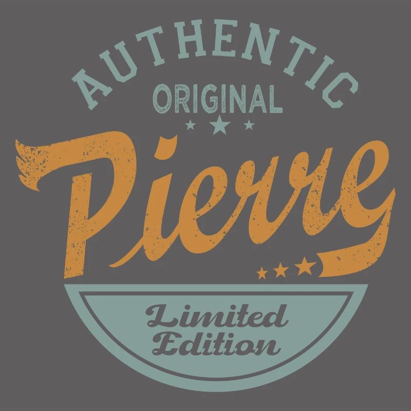 Pierre first name Gift Personalized Tshirt stone