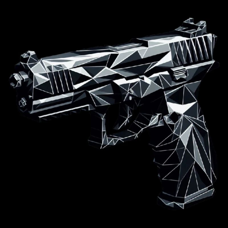 Pistole / Waffe Polygon