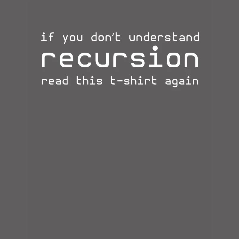 recursion developer programmer html c php phyt