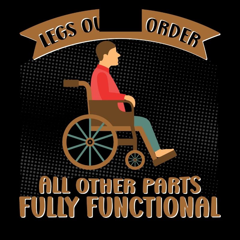 Amputation de jambe de fauteuil roulant amputation