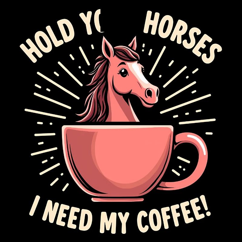 Pferde halt - Kaffee notwendig