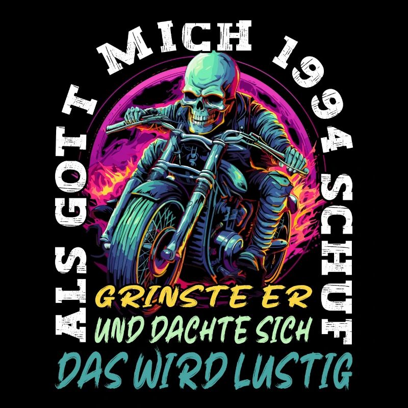 29. Geburtstag als Gott mich schuf Motorrad 1994