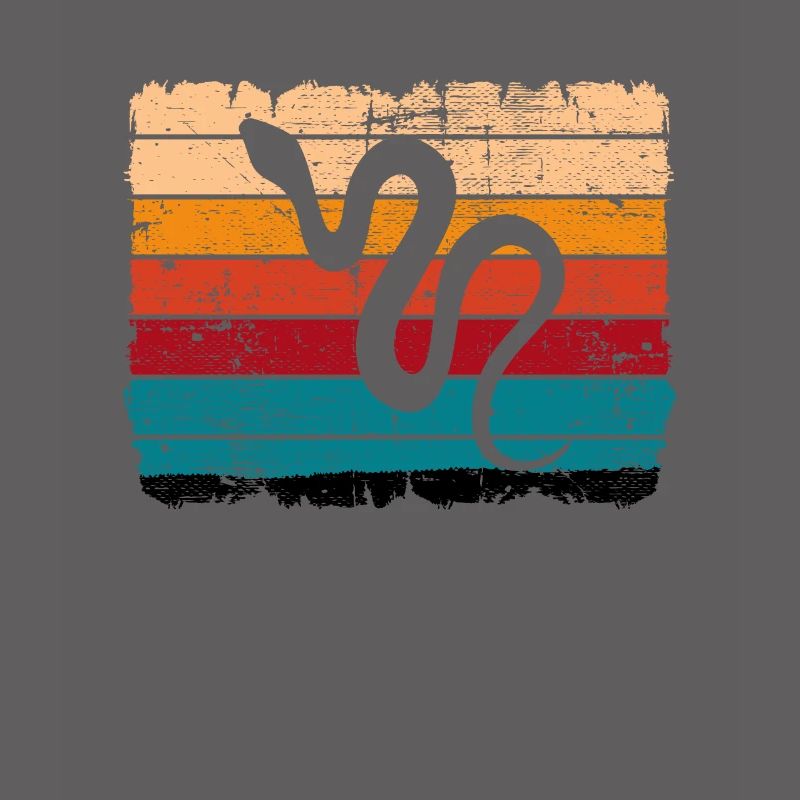 Snake Retro Reptile Python Gift idea