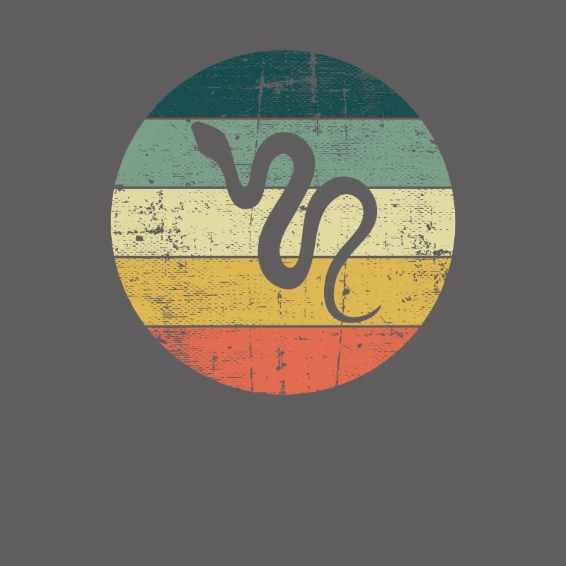 Snake Retro Reptile Python Gift idea