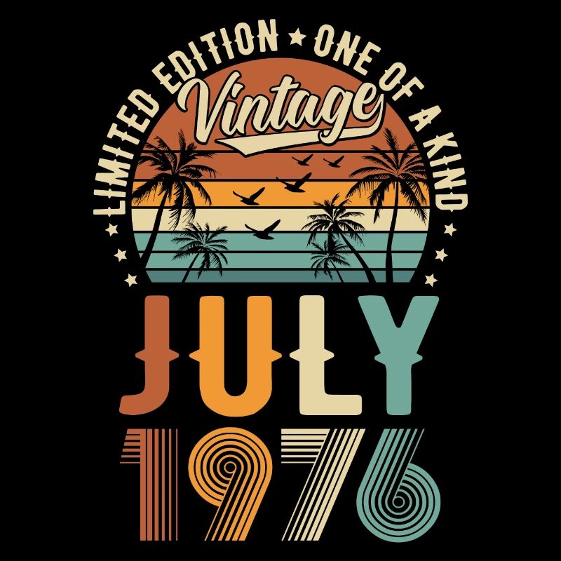 Limited Edition Juli 1976 Geburtstag Geschenk