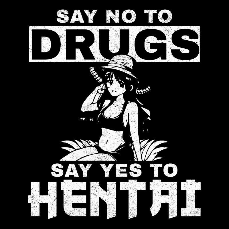 Sag nein zu Drogen aber Ja zu Anime Geschenkidee