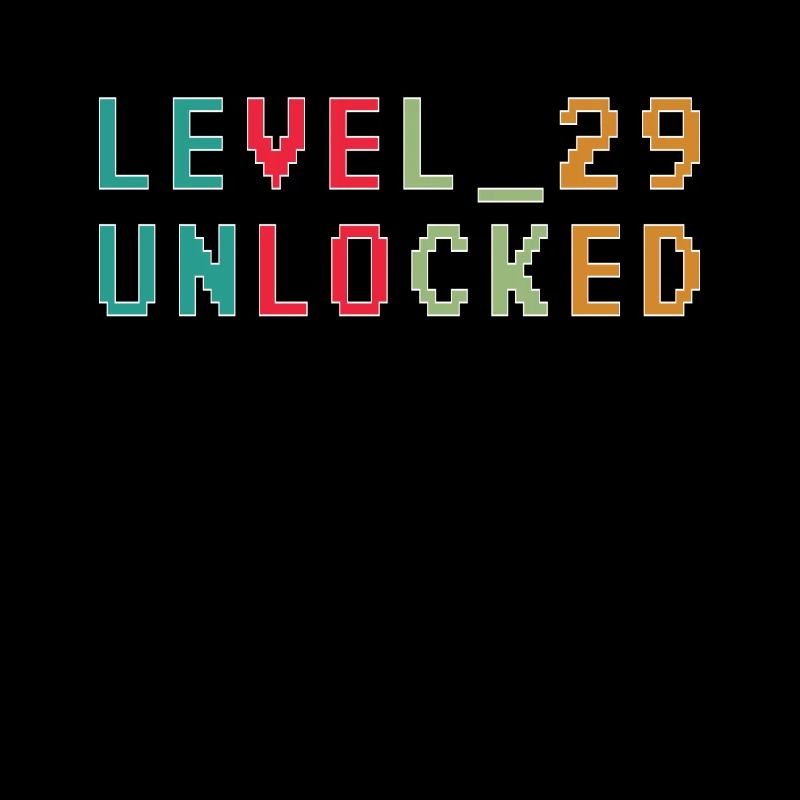 Level 29 Unlocked 29 Birthday Gift
